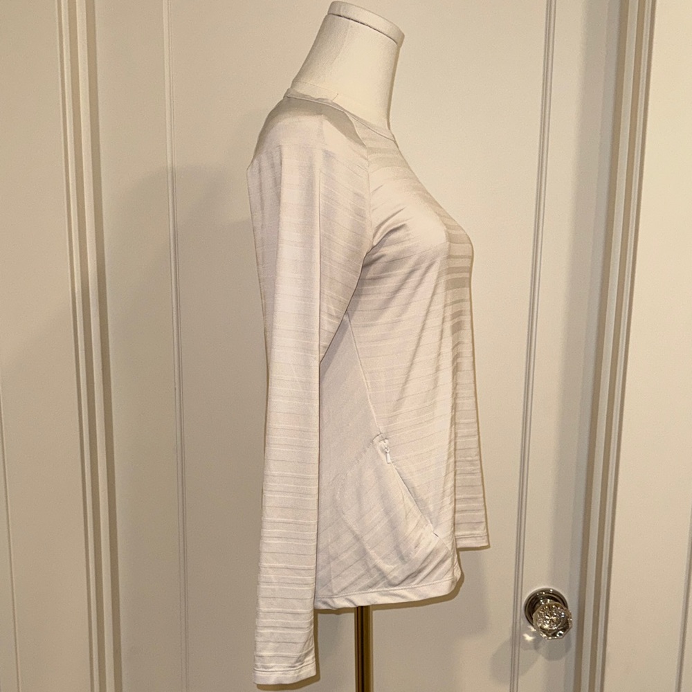 Mountain Hardwear Cream Long Sleeve Women's Top - Picture 2 of 4